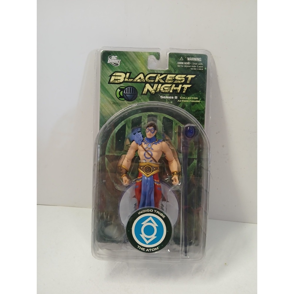 Blackest Night Series 8 Indigo Tribe The Atom Action Figure 2011 DC Direct Toys